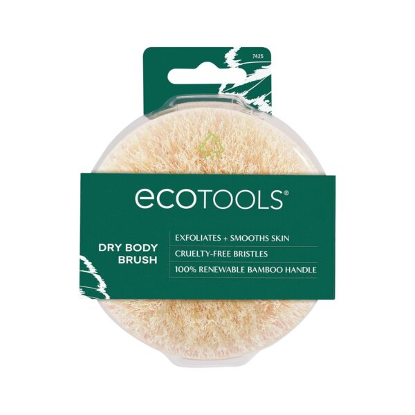 EcoTools Dry Body Brush, Cruelty-Free Bristles Exfoliate & Smooth Skin